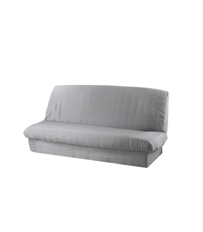 HOUSSE DE CLIC CLAC MAT. 120 à 140 CM - 185 à 200 CM POLYE. UNI ESSENTIEL GRIS