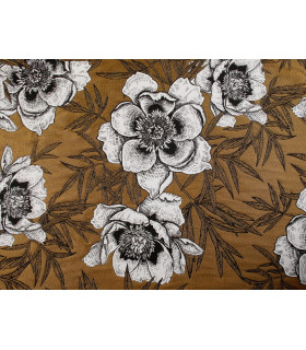 Rideau d'ameublement "Peonia" orange